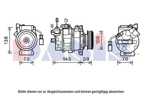 AKS DASIS Kompressor,kliimaseade 852537N